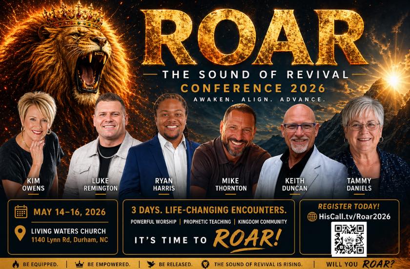 ROAR The Sound of Revival Conference 2026 - May 14-16 - Living Waters Church