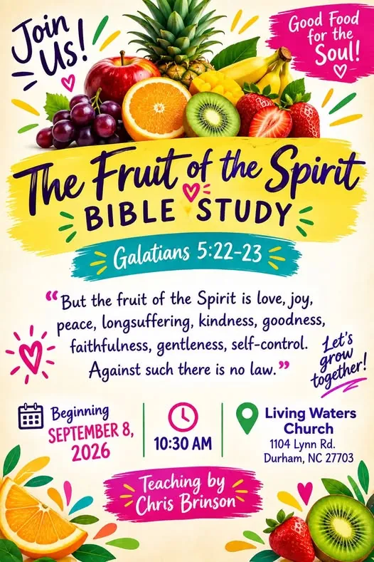 Sept 8th 2026 Bible study with Chris Brinson